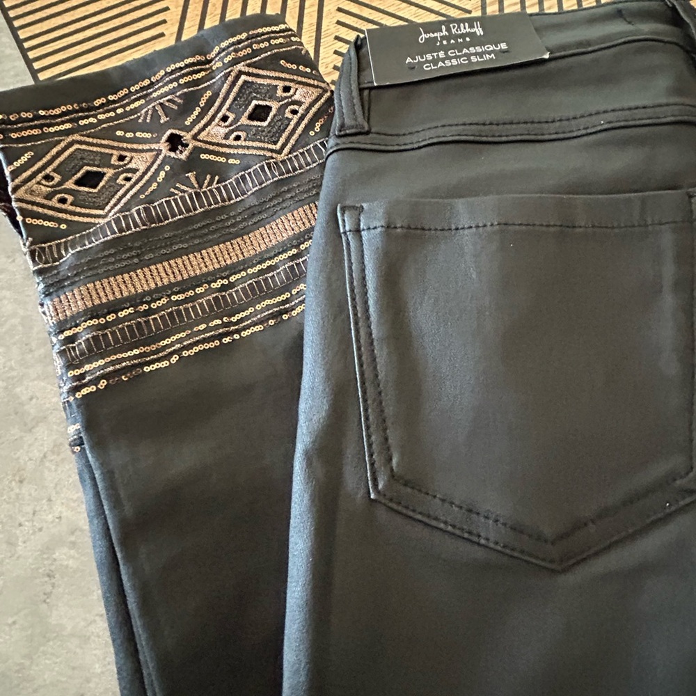 Joseph Ribkoff Black Slim Fit Women pants